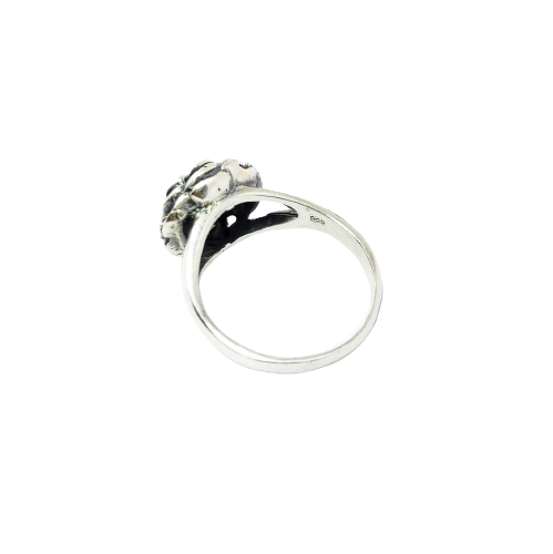 JSAJ FLOWER RING IN 925 STERLING SILVER