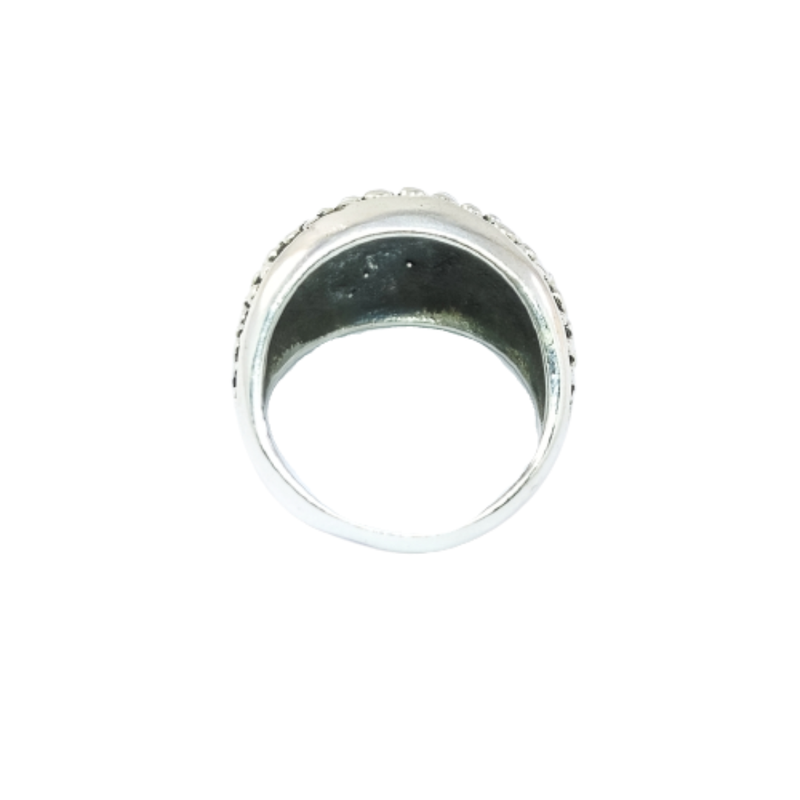 JSAJ BUBBLE BAND RING IN 925 STERLING SILVER