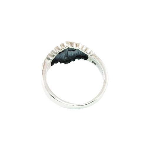 JSAJ CROSS RING IN 925 STERLING SILVER