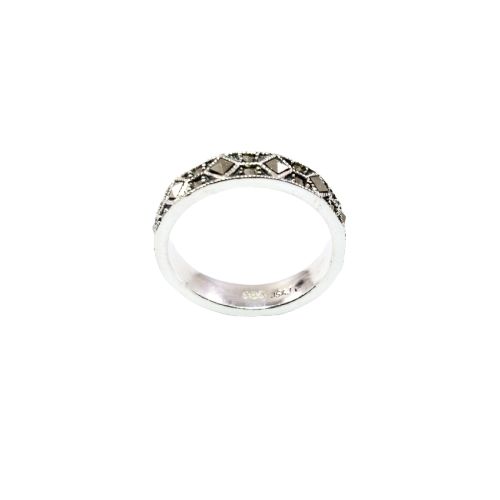 JSAJ MARCASITE BAND RING