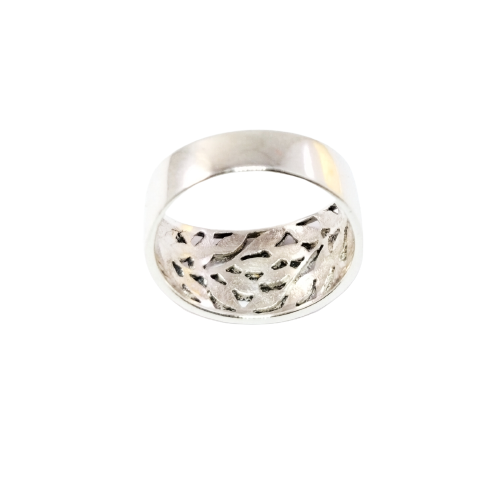 JSAJ MARCASITE LEAF BAND RING
