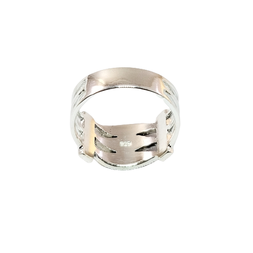 JSAJ MARCASITE 3 LINE BAND RING