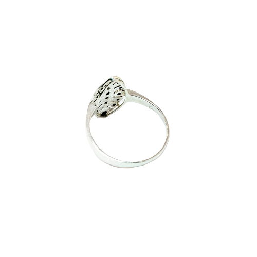 JSAJ MARCASITE RING MARQIS SHAPE