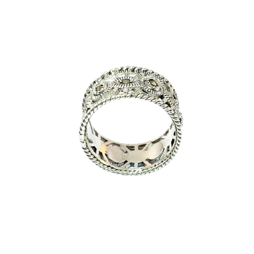 JSAJ MARCASITE FULL BAND RING