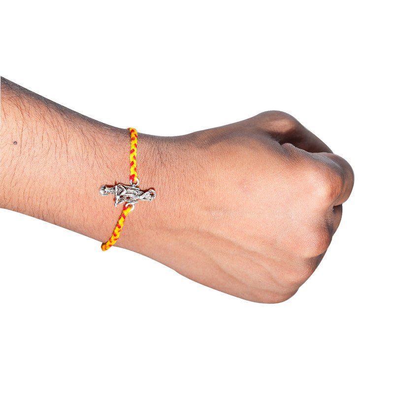 JSAJ 925 Sterling Silver SHRI KRISHNA RAKHI