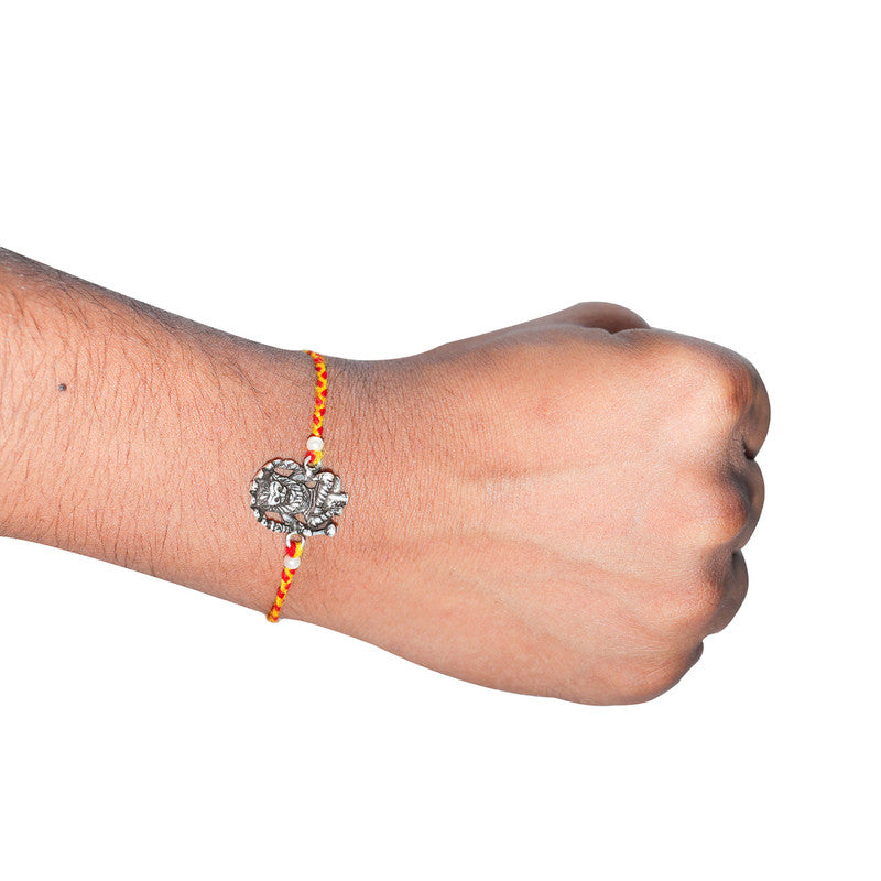 JSAJ 925 Sterling Silver JAI MAHAKALESHWAR RAKHI