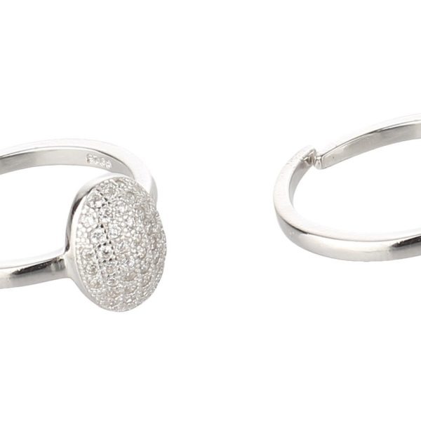 Toe ring Chutki bichiya 925 Sterling silver MICRO SETTING STONES tiny cubic zirconia toe ring C for womens Comfortable durable