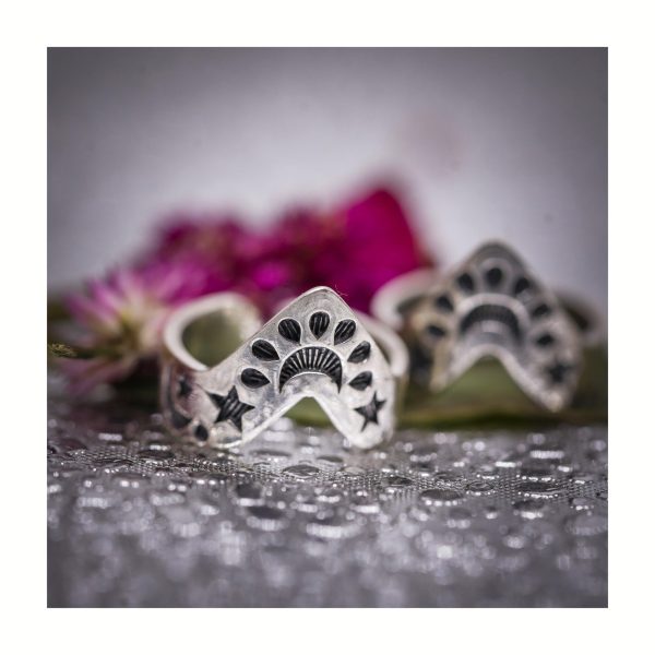 JSAJ TOERING CHUTKI BICHIYA 925 STERLING THICK SILVER BAND TOERING THICK SILVER UNBREAKABLE COMFORTABLE DURABLE FOR GIRLS AND WOMEN'S IN PURE SILVER