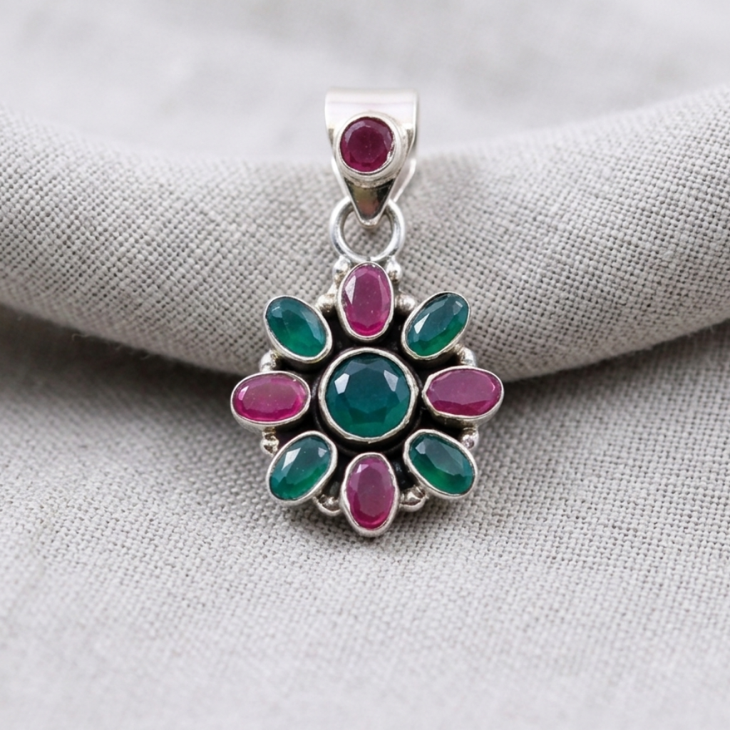 Cut Stone Pendant