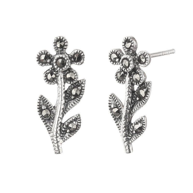 JSAJ 925 Silver Sterling silver MARCASTIE STUDD tops for Girls and Womens