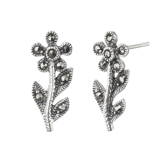 JSAJ 925 Silver Sterling silver MARCASTIE STUDD tops for Girls and Womens