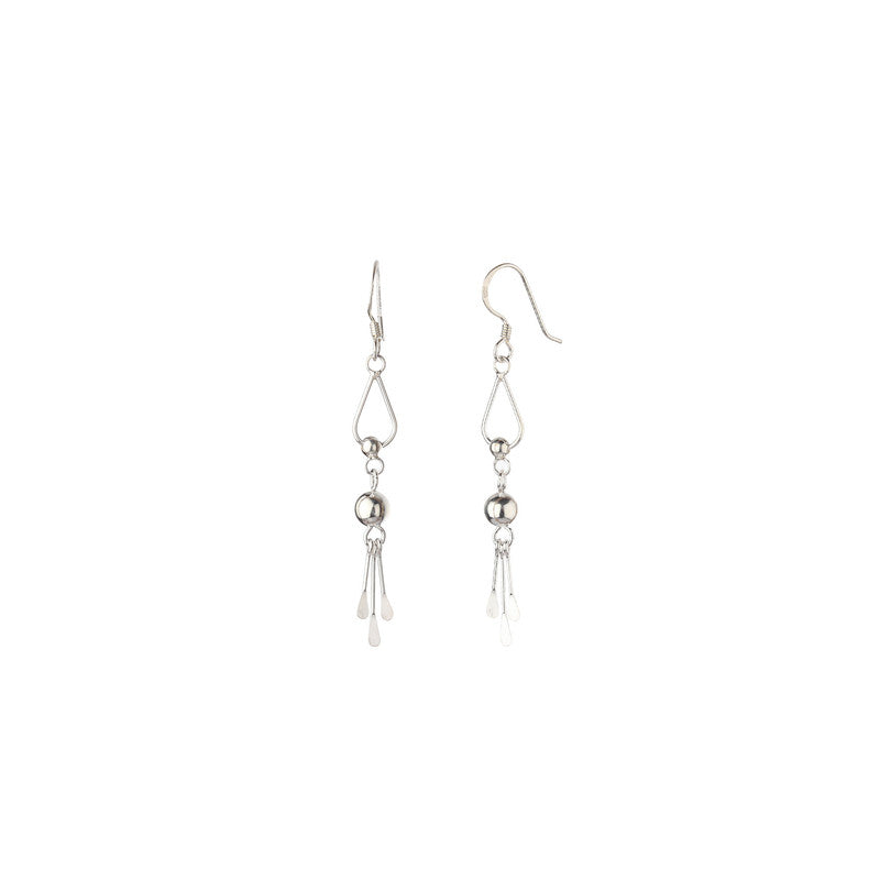 JSAJ 925 sterling silver hanging earrings for girls and women