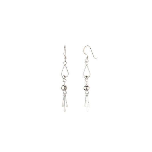 JSAJ 925 sterling silver hanging earrings for girls and women