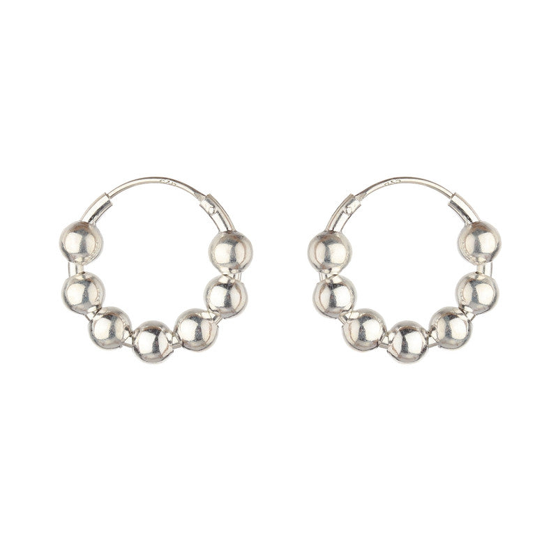 JSAJ JSAJ 925 sterling silver 7-ball baali earrings for girls and women