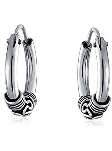 JSAJ 92.5% Sterling Silver Ball 12 MM Small Bali