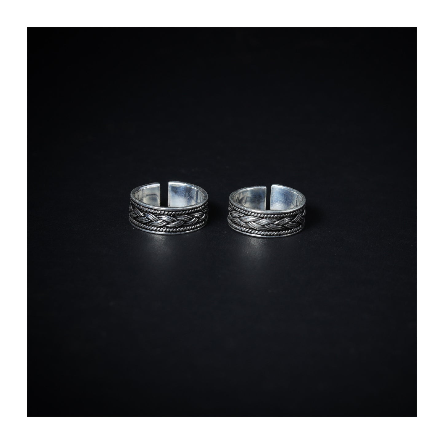 JSAJ TOE RING CHUTKI BICHIYA 925 STERLING SILVER BAND TOERING MADE OF THICK SILVER TOERING FOR WOMENS UNBREAKABLE COMFORTABLE DURABLE