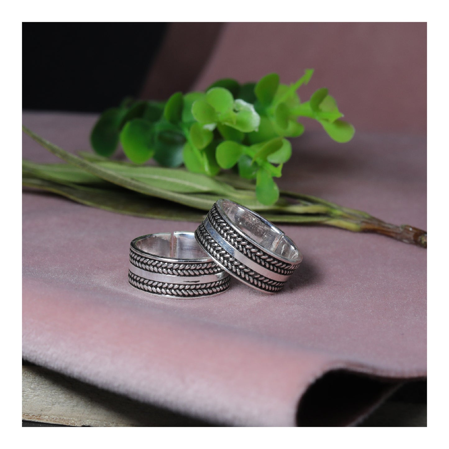 JSAJ TOE RING CHUTKI BICHIYA 925 STERLING SILVER BAND TOERING MADE OF THICK SILVER TOERING FOR WOMENS UNBREAKABLE COMFORTABLE DURABLE