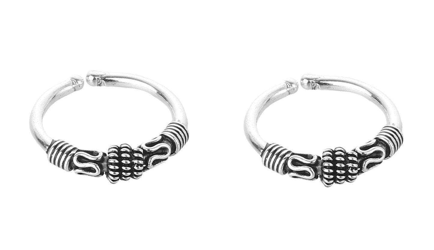 JSAJ TOE RING CHUTKI BICHIYA 925 STERLING SILVER BAND TOERING MADE OF THICK SILVER TOERING FOR WOMENS UNBREAKABLE COMFORTABLE DURABLE