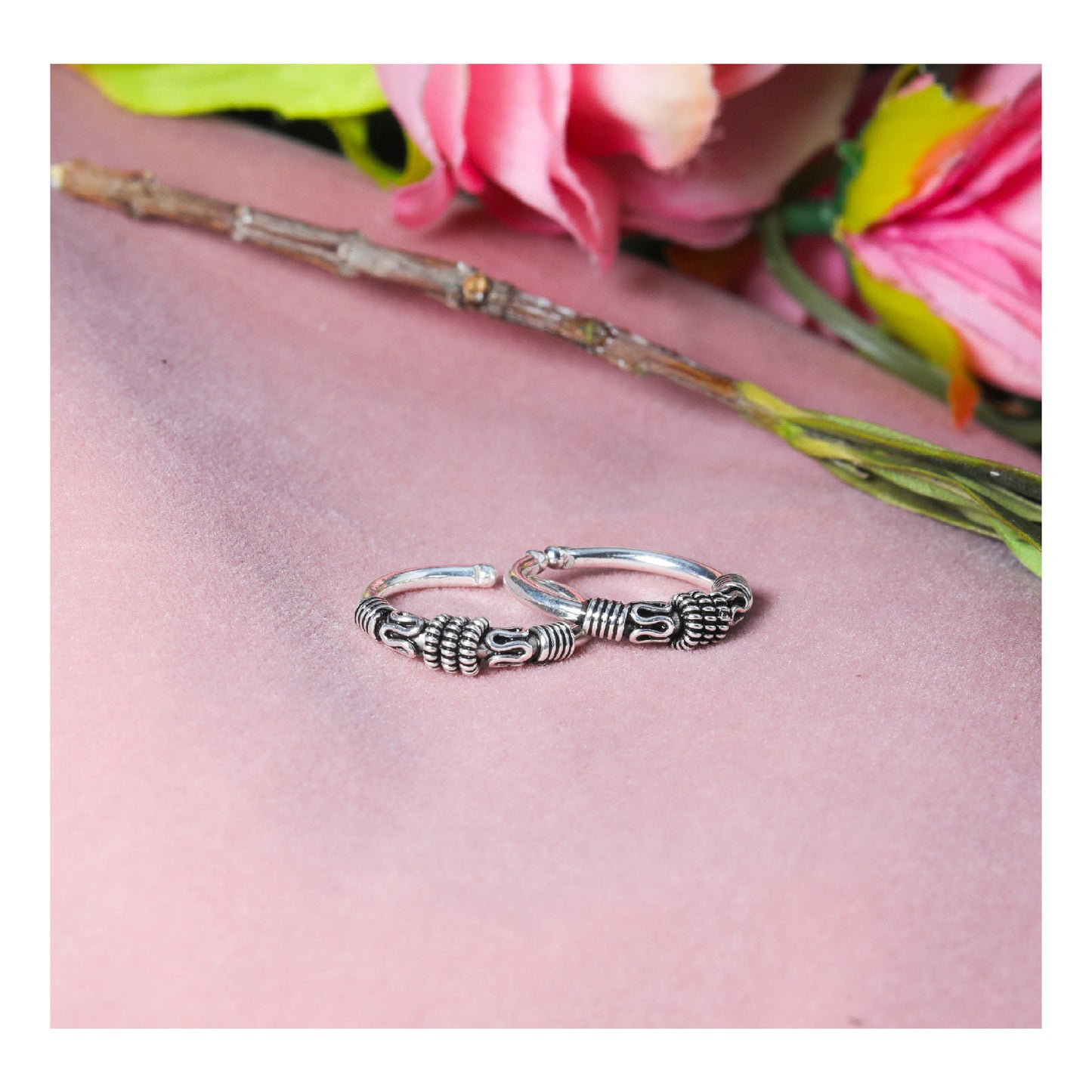 JSAJ TOE RING CHUTKI BICHIYA 925 STERLING SILVER BAND TOERING MADE OF THICK SILVER TOERING FOR WOMENS UNBREAKABLE COMFORTABLE DURABLE