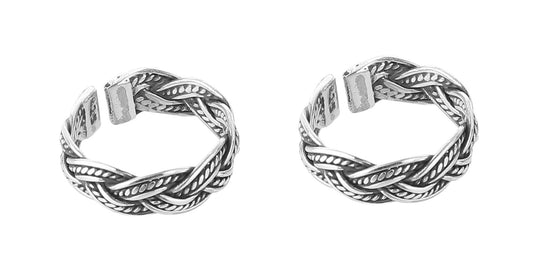JSAJ TOE RING CHUTKI BICHIYA 925 STERLING SILVER HAND MADE CHOTI DESIGN TOERING COMFORTABLE DURABLE UNBREAKABLE BAND TOE RING FOR WOMENS