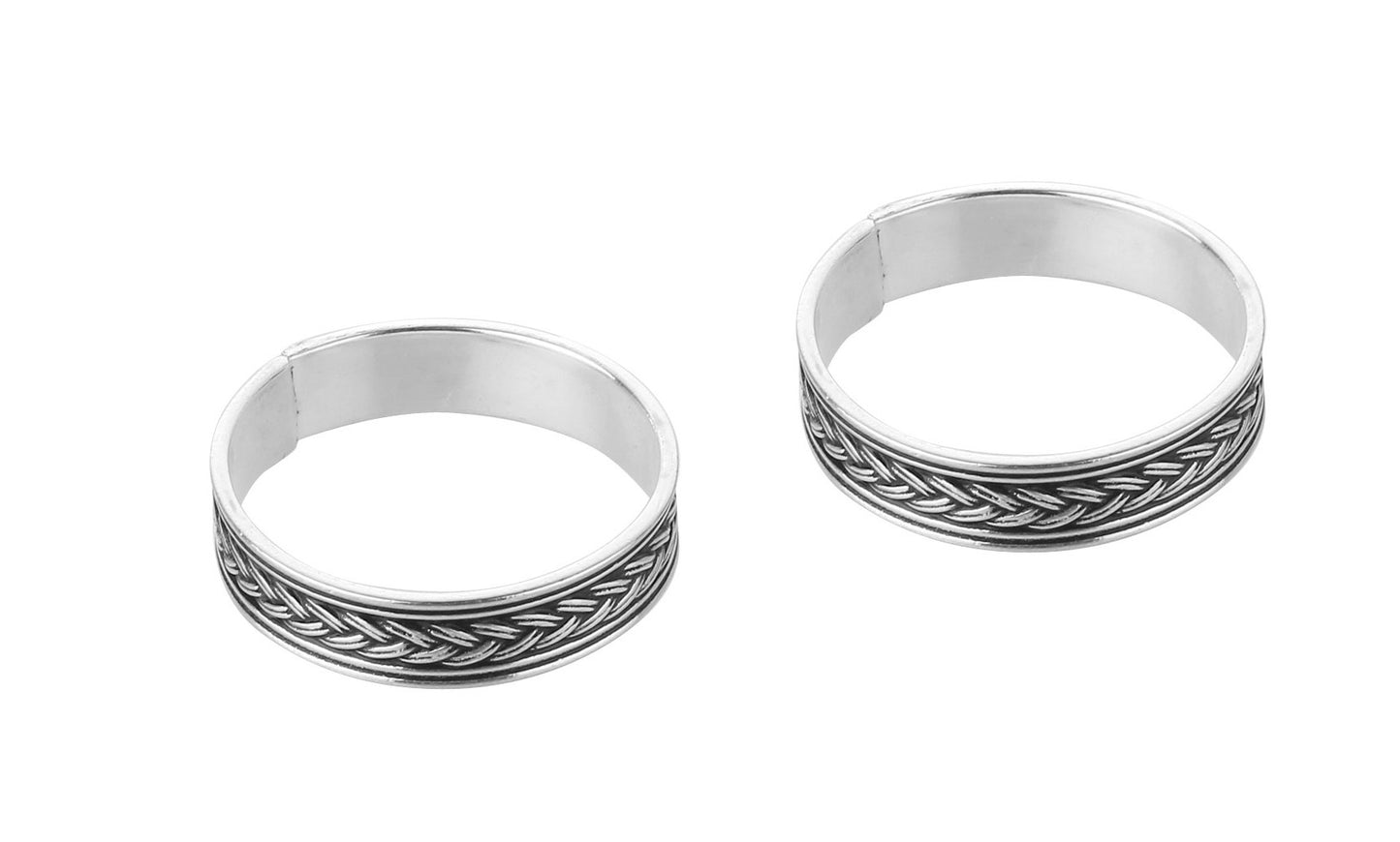 JSAJ TOE RING CHUTKI BICHIYA 925 STERLING SILVER MADE OF THICK SILVER THUMB TOERING FOR WOMENS UNBREAKABLE DURABLE COMFORTABLE