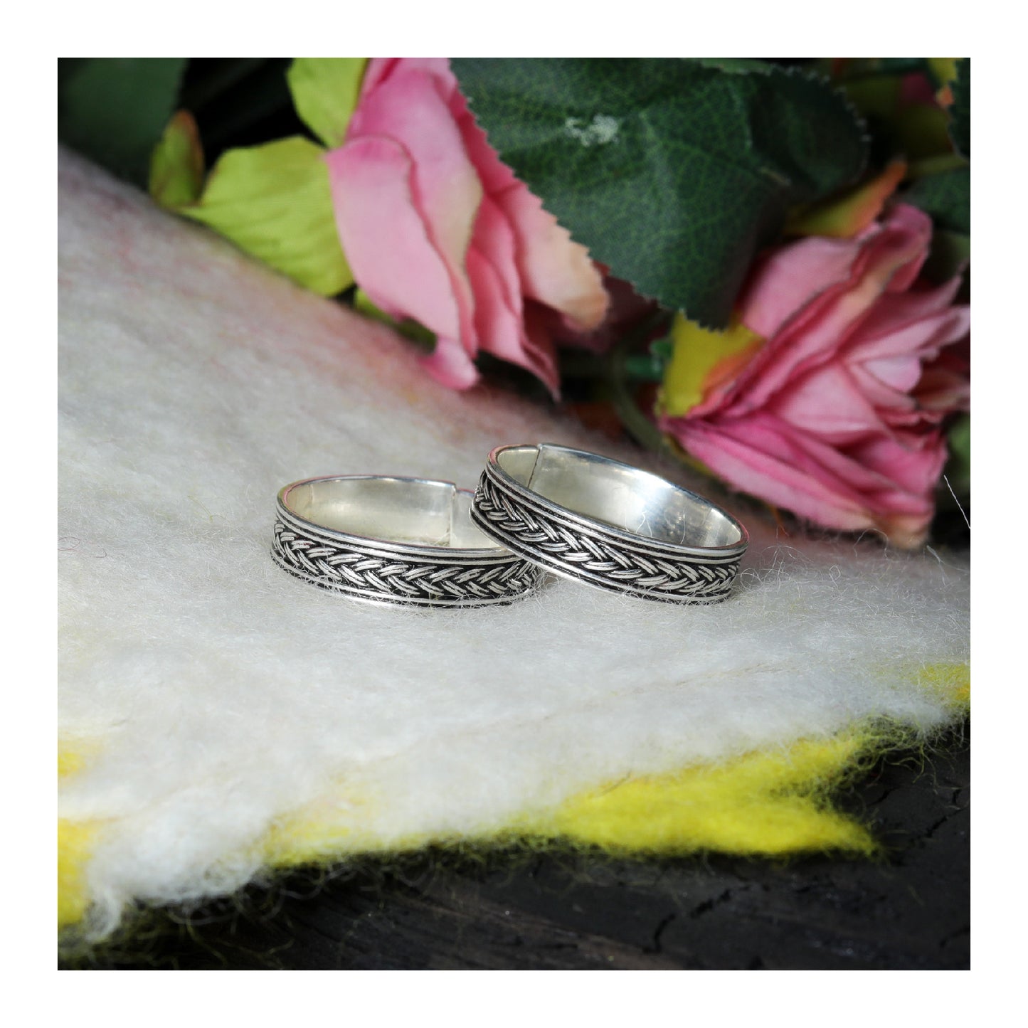 JSAJ TOE RING CHUTKI BICHIYA 925 STERLING SILVER MADE OF THICK SILVER THUMB TOERING FOR WOMENS UNBREAKABLE DURABLE COMFORTABLE