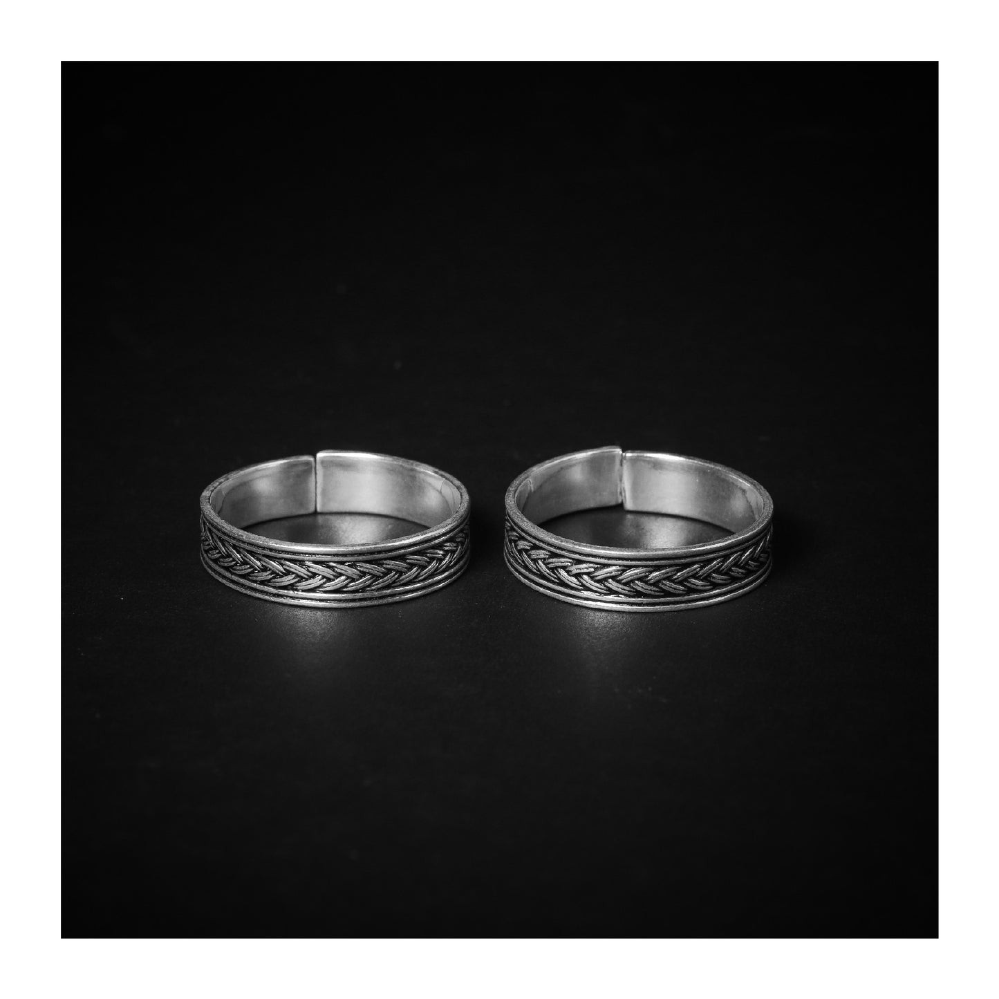 JSAJ TOE RING CHUTKI BICHIYA 925 STERLING SILVER MADE OF THICK SILVER THUMB TOERING FOR WOMENS UNBREAKABLE DURABLE COMFORTABLE