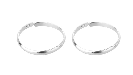 JSAJ TOE RING CHUTKI BICHIYA 925 STERLING SILVER MADE OF THICK SILVER THUMB TOERING ANVAT UNBREAKABLE COMFORTABLE