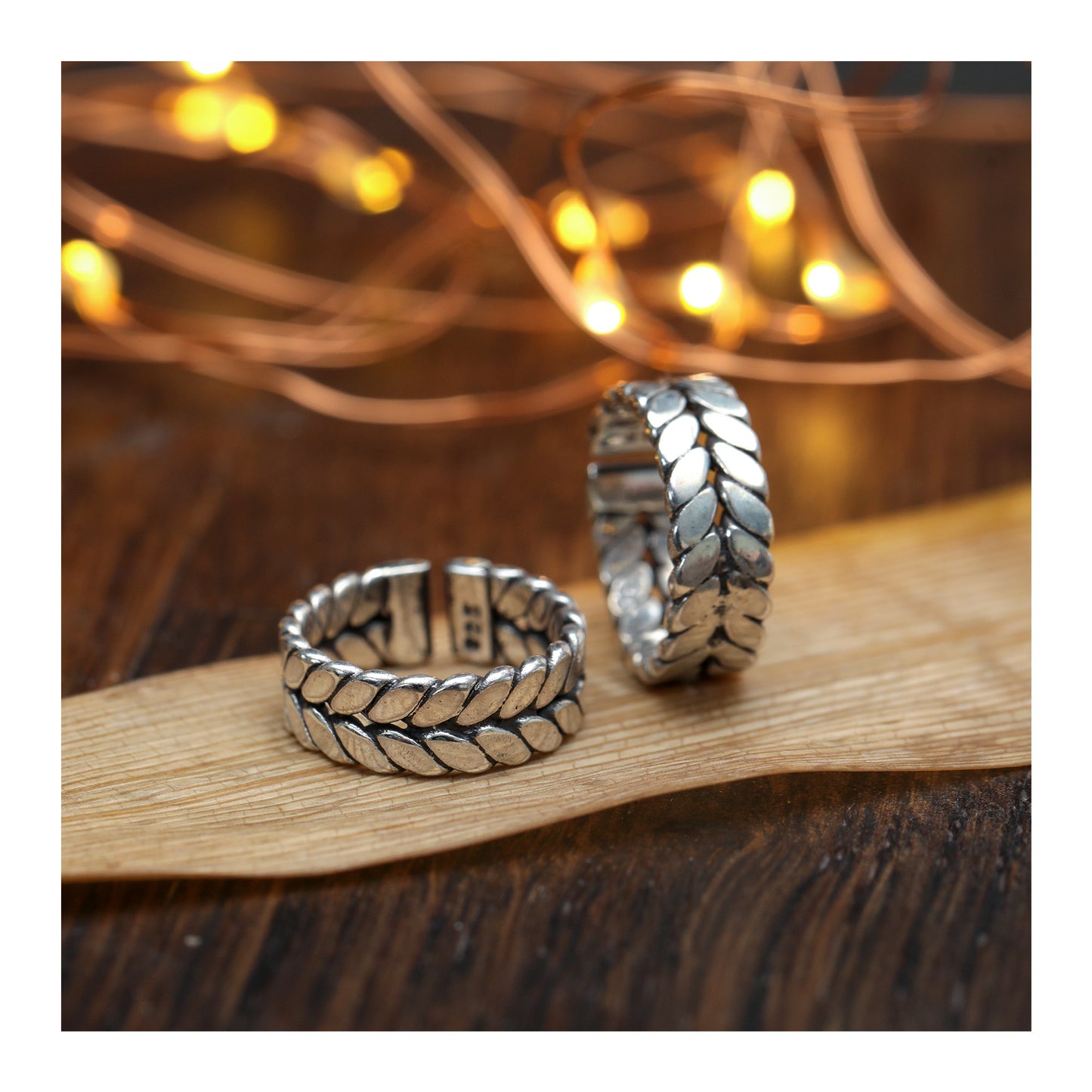 JSAJ TOE RING CHUTKI BICHIYA 925 STERLING SILVER LEAF DESIGN HANDMADE TOERING UNBREAKABLE COMFORTABLE