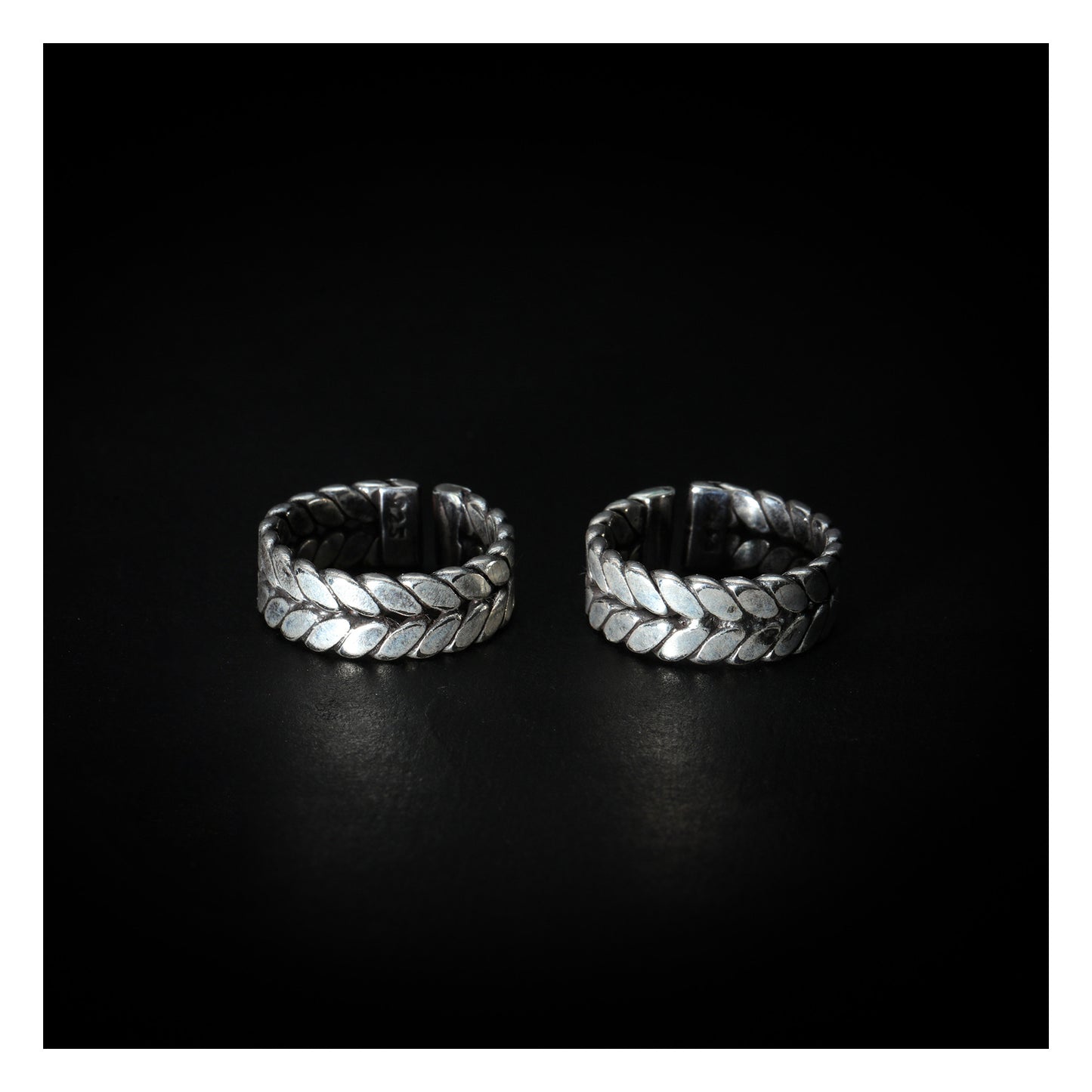 JSAJ TOE RING CHUTKI BICHIYA 925 STERLING SILVER LEAF DESIGN HANDMADE TOERING UNBREAKABLE COMFORTABLE