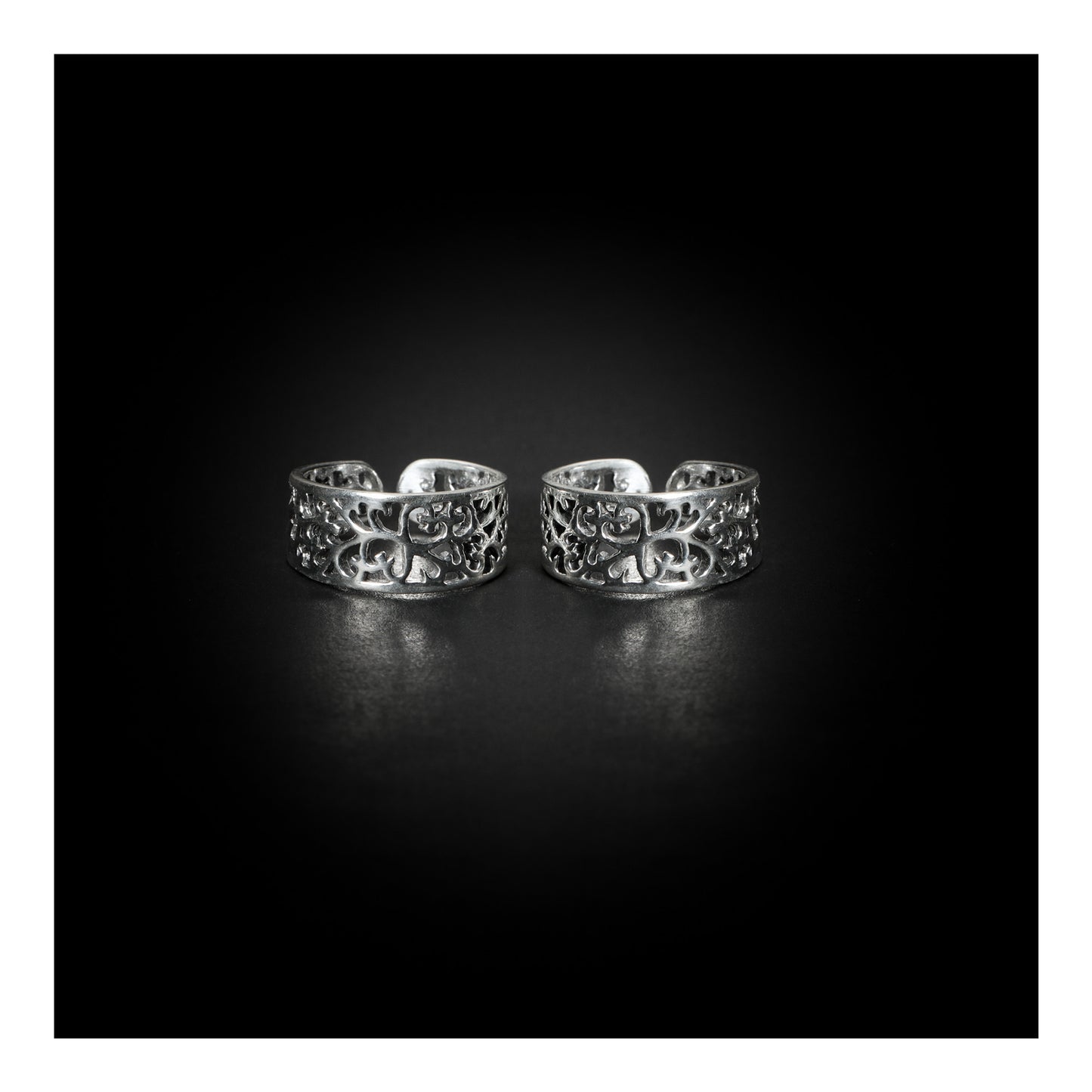 JSAJ TOE RING CHUTKI BICHIYA 925 STERLING SILVER LEAF DISIGN HANDMADE TOE RING FOR WOMENS COMFORTABLE