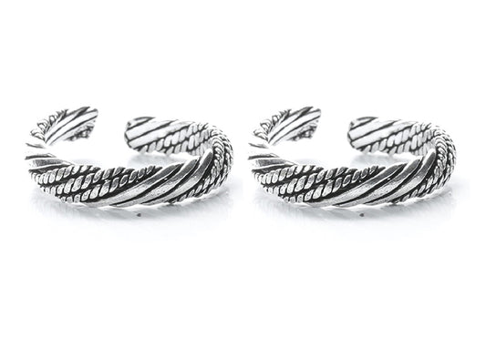 JSAJ TOE RING CHUTKI BICHIYA 925 STERLING SILVER HANDMADE UNBREAKABLE BAND TOE RING FOR WOMENS COMFORTABLE DURABLE