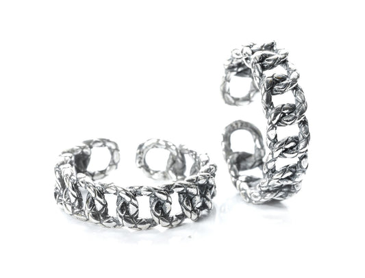 JSAJ TOE RING CHUTKI BICHIYA 925 STERLING SILVER ZALI WORK HANDMADE BAND TOE RING FOR WOMENS COMFORTABLE