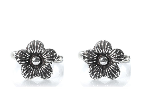 JSAJ TOE RING CHUTKI BICHIYA 925 STERLING SILVER FLOWER DESIGN HANDMADE TOE RING FOR WOMENS COMFORTABLE