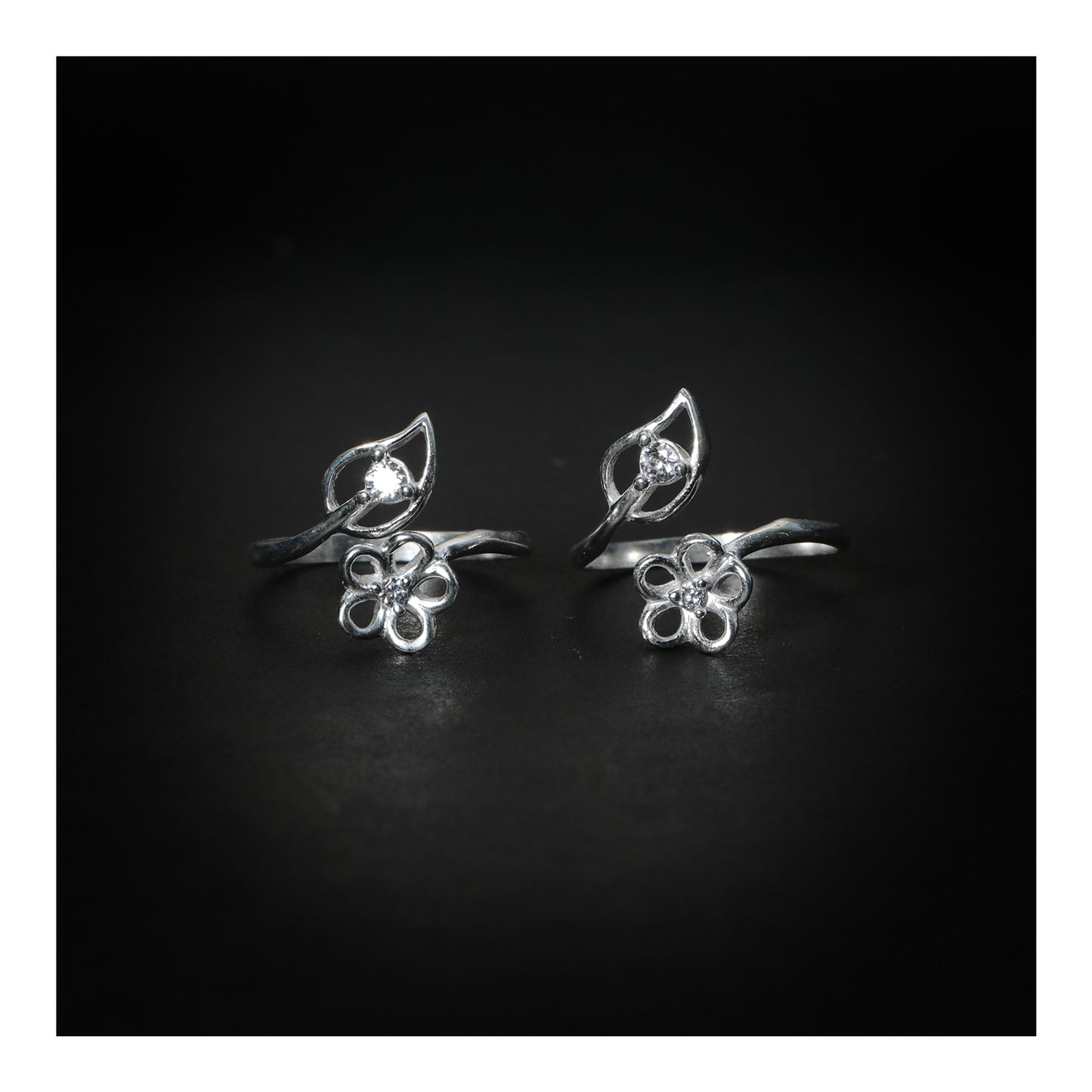 JSAJ TOE RING CHUTKI BICHIYA 925 STERLING SILVER ZALI WORK HANDMADE TOE RINGFOR WOMENS COMFORTABLE
