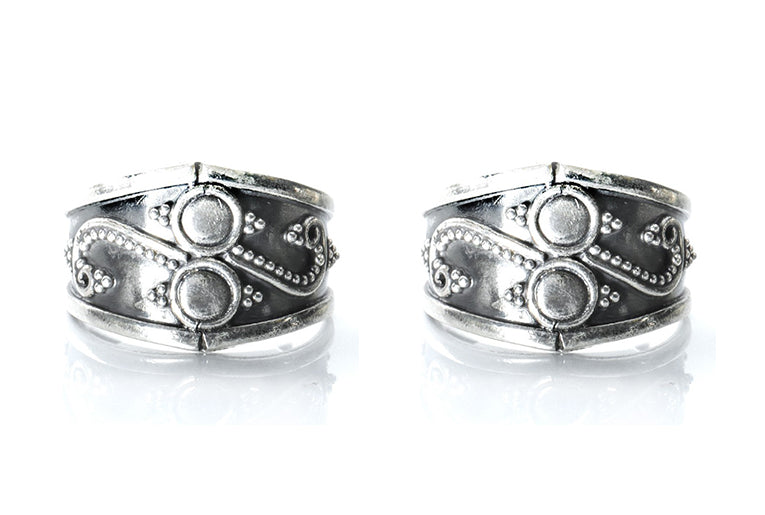 JSAJ TOE RING CHUTKI BICHIYA 925 STERLING SILVER RAWA WORK HANDMADE TOERING FOR WOMENS COMFORTABLE