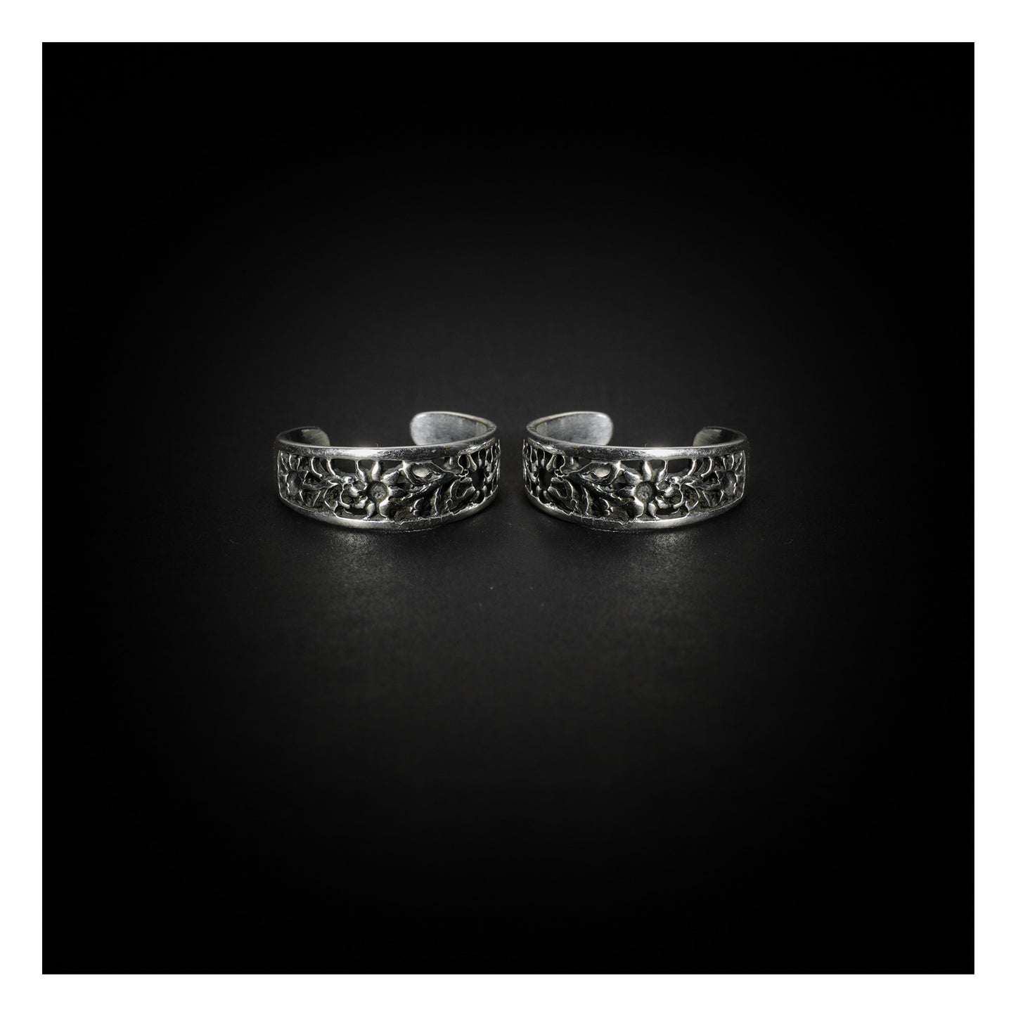 JSAJ TOE RING CHUTKI BICHIYA 925 STERLING SILVER ZALI WORK HANDMADE BAND TOERING FOR WOMENS COMFORTABLE