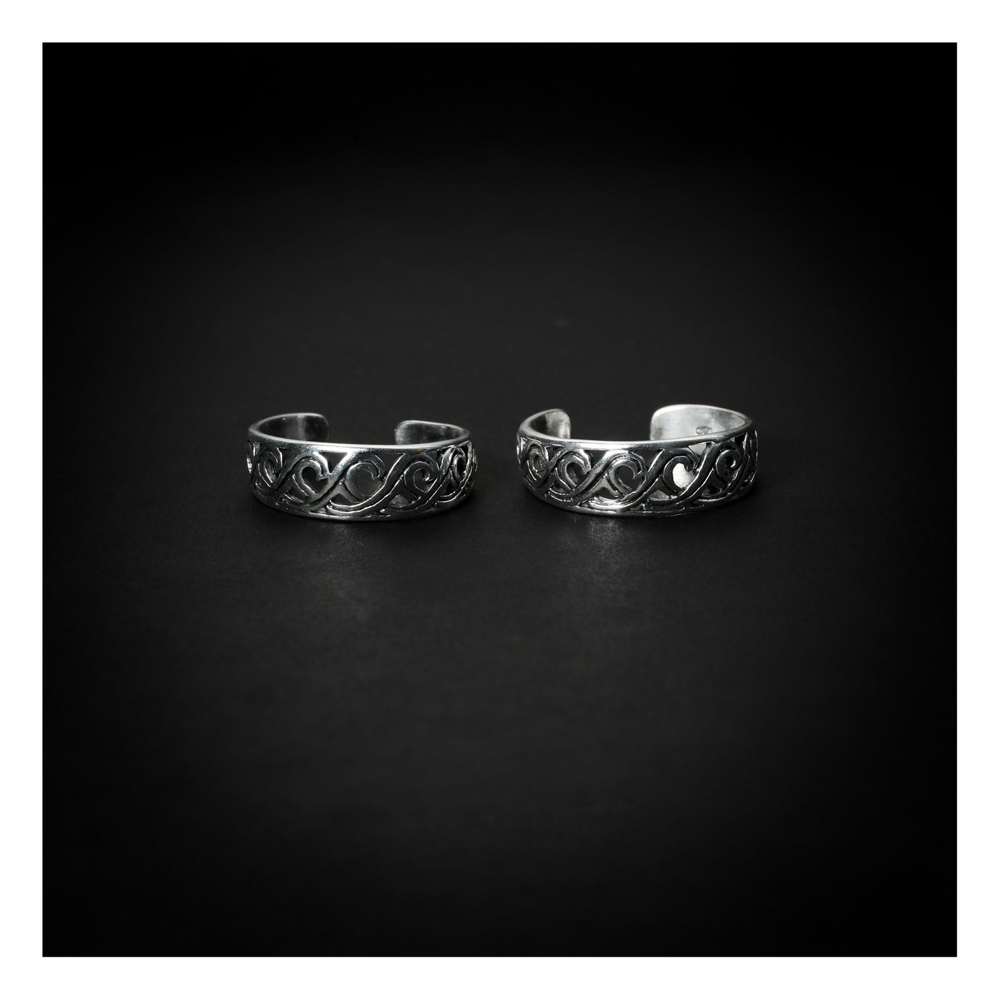 JSAJ TOE RING CHUTKI BICHIYA 925 STERLING SILVER ZALI WORK HANDMADE BAND TOERING FOR WOMENS COMFORTABLE