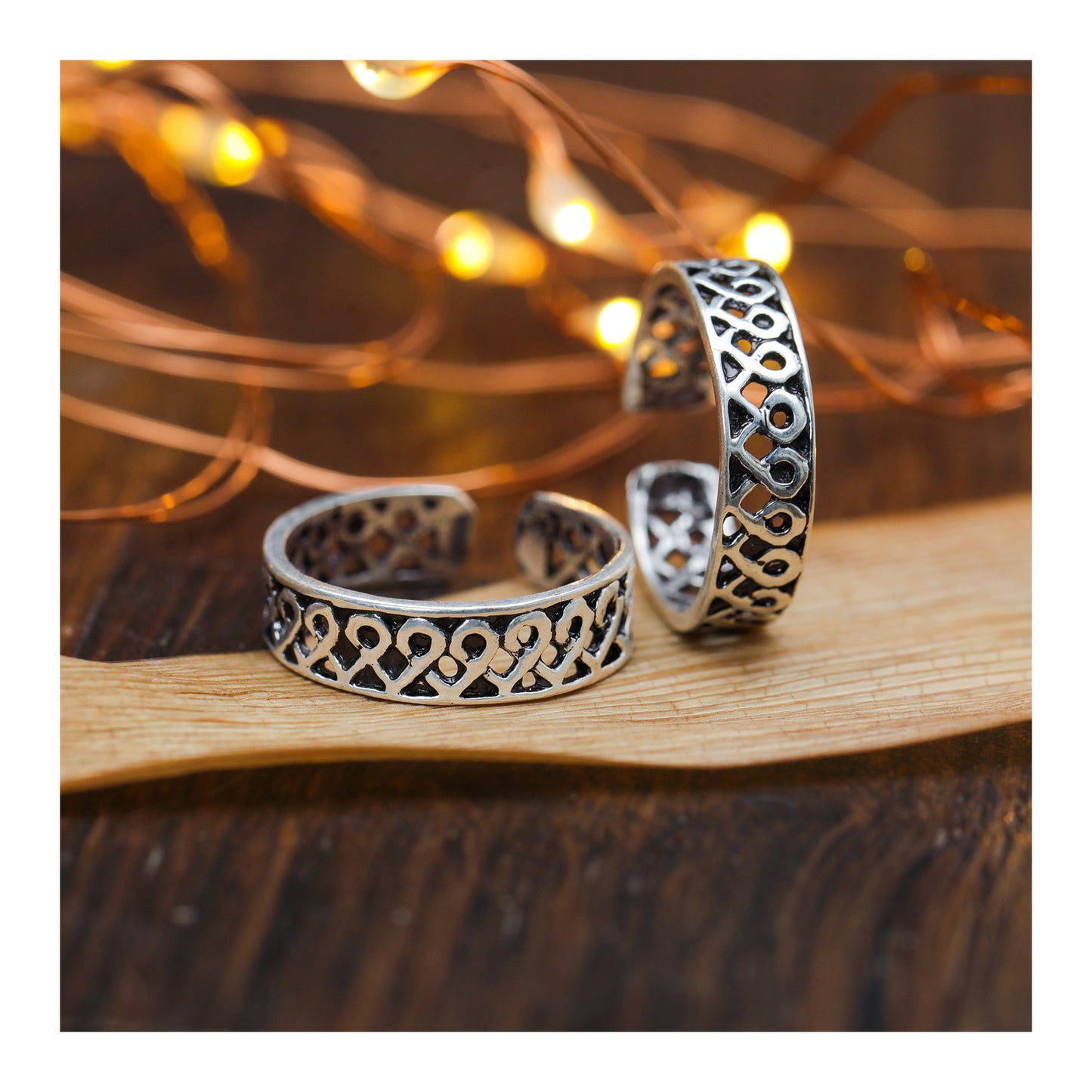 JSAJ TOE RING CHUTKI BICHIYA 925 STERLING SILVER ZALI WORK HANDMADE BAND TOE RING FOR WOMENS COMFORTABLE