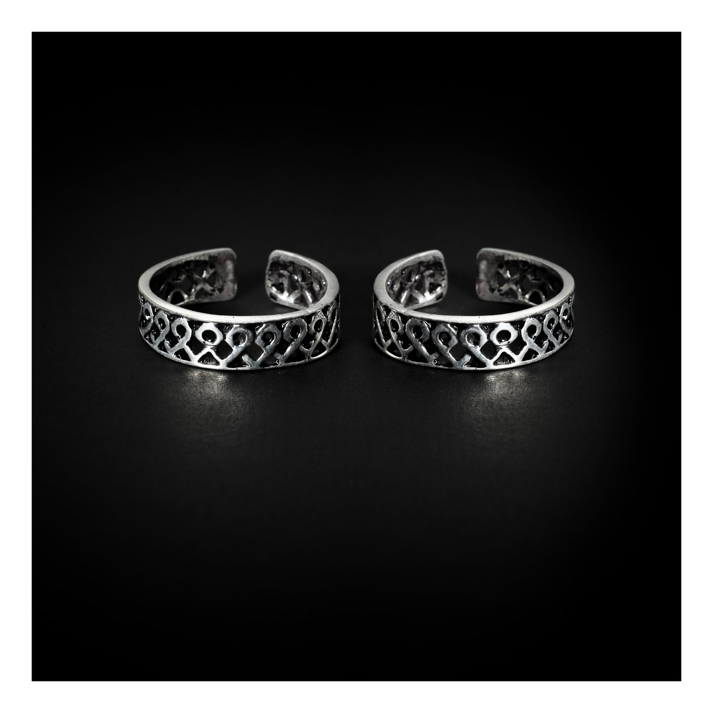 JSAJ TOE RING CHUTKI BICHIYA 925 STERLING SILVER ZALI WORK HANDMADE BAND TOE RING FOR WOMENS COMFORTABLE