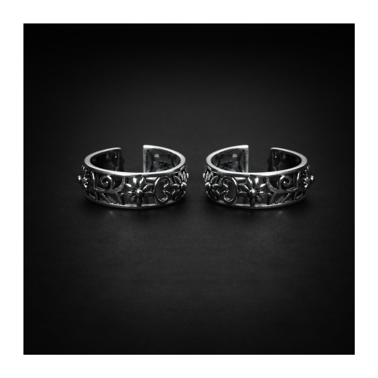 JSAJ TOE RING CHUTKI BICHIYA 925 STERLING SILVER ZALI WORK HANDMADE UNBREAKABLEBAND TOE RING FOR WOMENS COMFORTABLE DURABLE