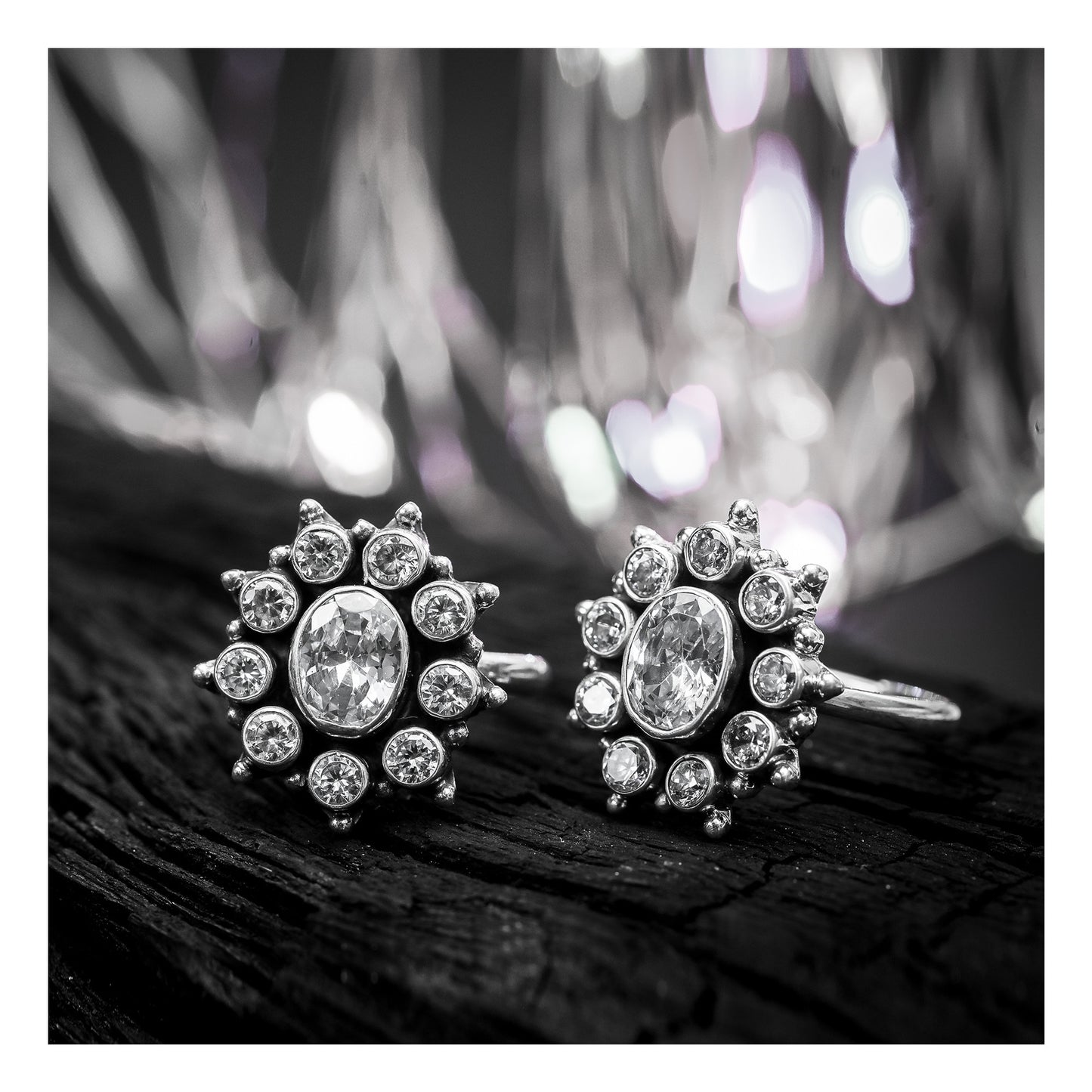 JSAJ TOE RING CHUTKI BICHIYA 925 STERLING SILVER ZERCONIA OVAL CUT STONE TOERING FOR WOMENS COMFORTABLE