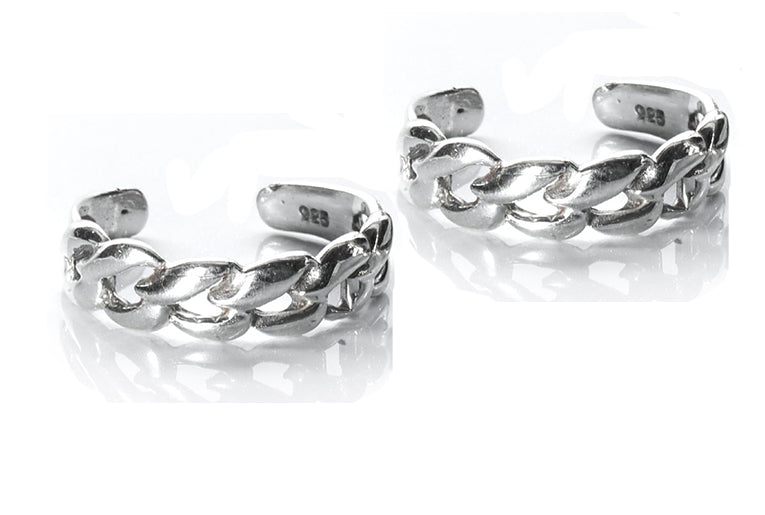JSAJ TOE RING CHUTKI BICHIYA 925 STERLING SILVER ZALI WORK HANDMADE BAND TOE RING FOR WOMENS UNBREAKABLE COMFORTABLE DURABLE