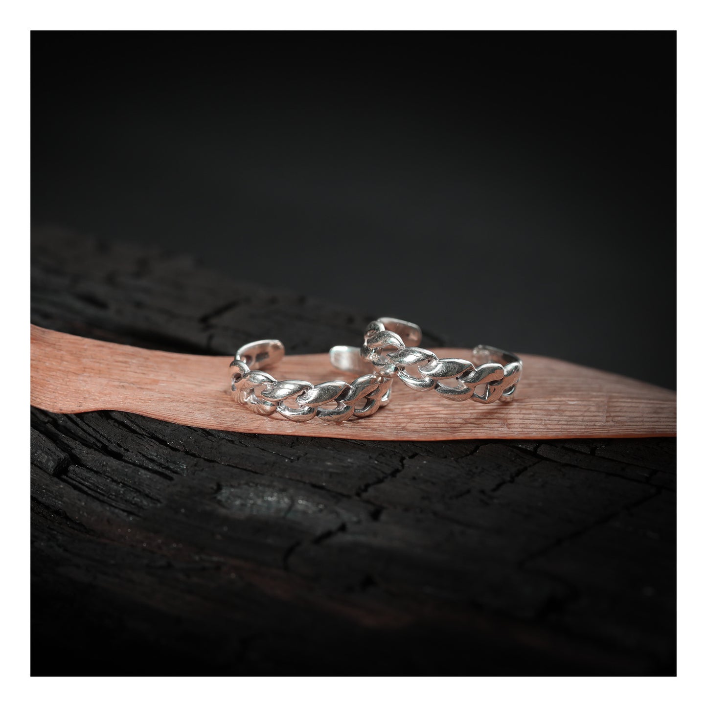 JSAJ TOE RING CHUTKI BICHIYA 925 STERLING SILVER ZALI WORK HANDMADE BAND TOE RING FOR WOMENS UNBREAKABLE COMFORTABLE DURABLE