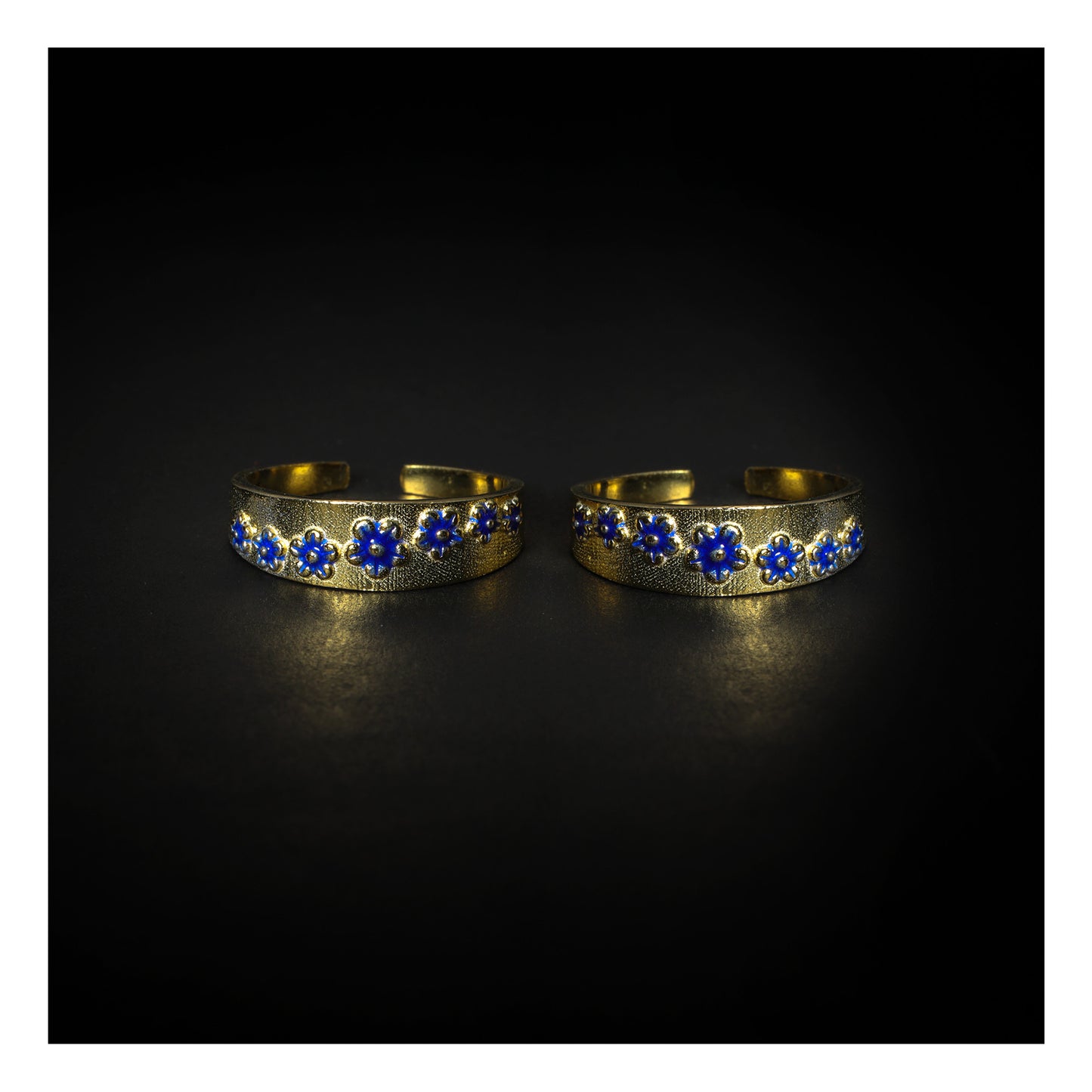 JSAJ TOE RING CHUTKI BICHIYA 925 STERLING SILVER GOLD PLATING MEENA WORKWORK HANDMADE TOERING COMFORTABLE DURABLE
