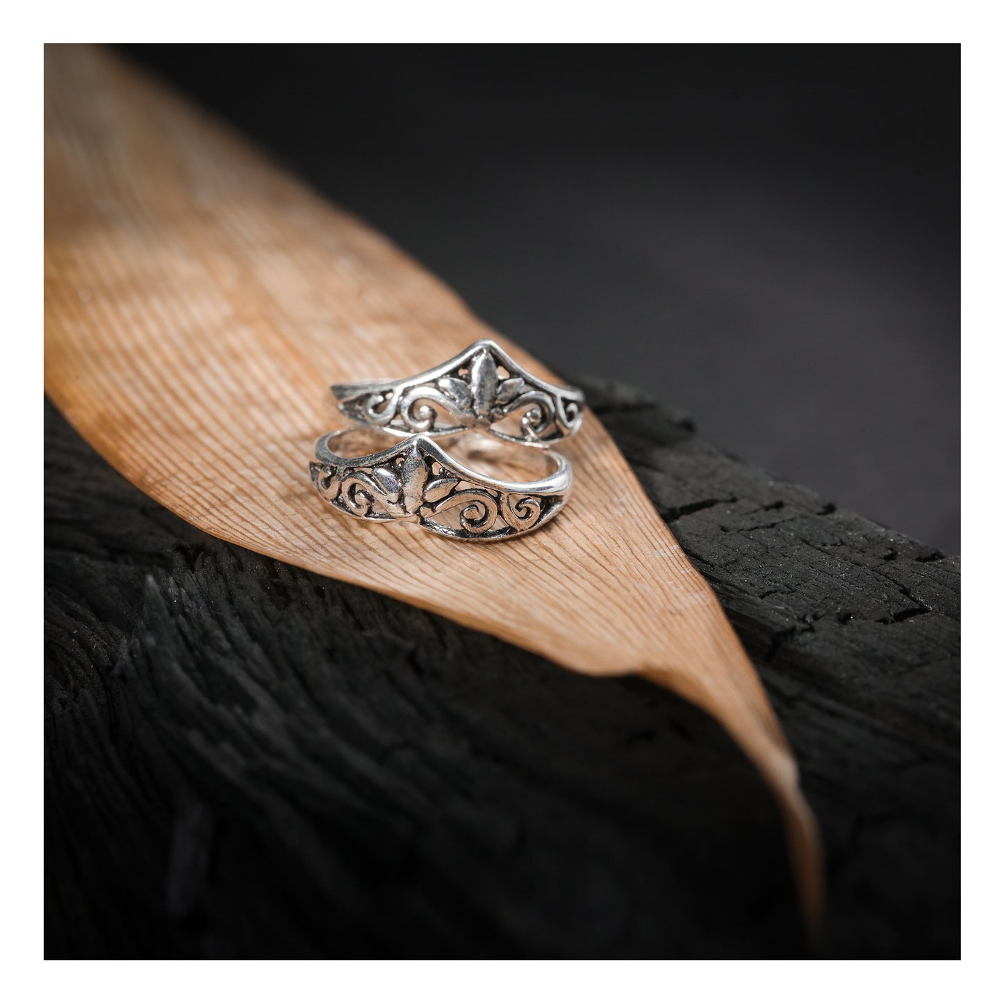 JSAJ TOE RING CHUTKI BICHIYA 925 STERLING SILVER ZALI WORK HANDMADE BAND TO RING FOR WOMENS COMFORTABLE