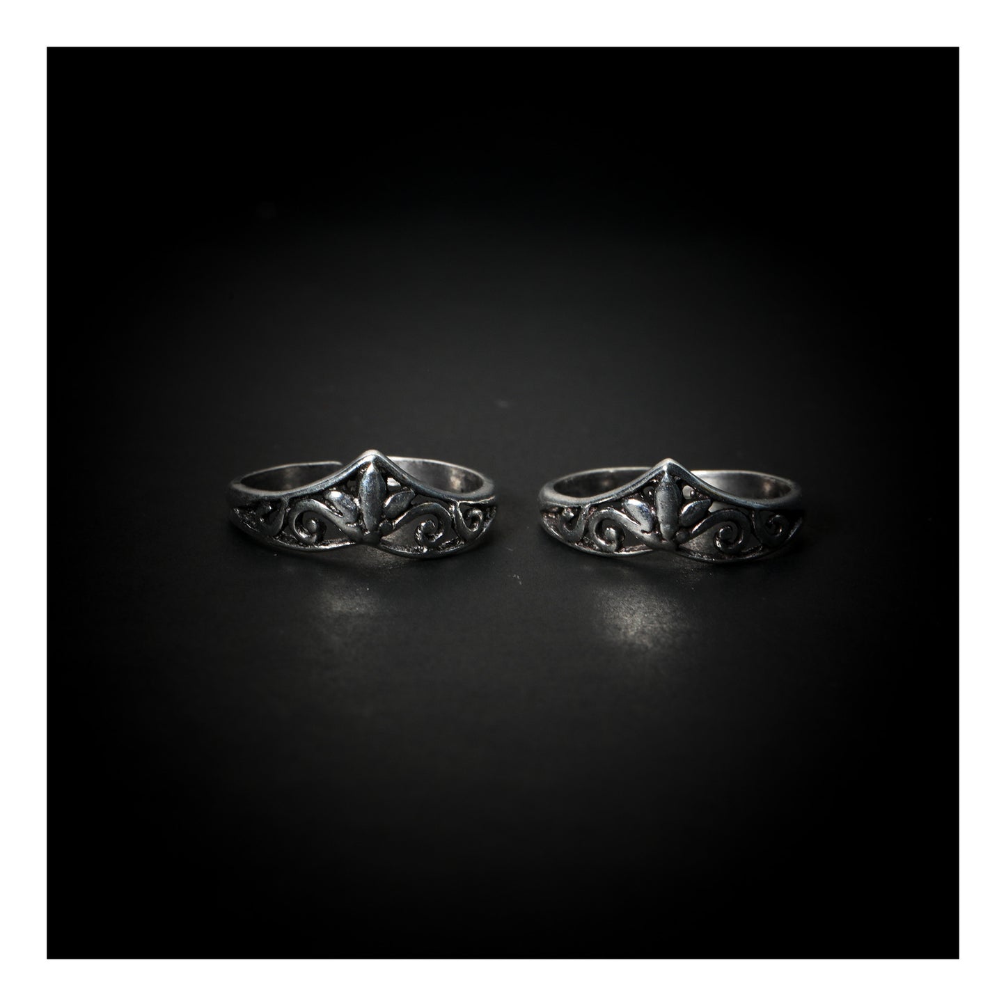 JSAJ TOE RING CHUTKI BICHIYA 925 STERLING SILVER ZALI WORK HANDMADE BAND TO RING FOR WOMENS COMFORTABLE