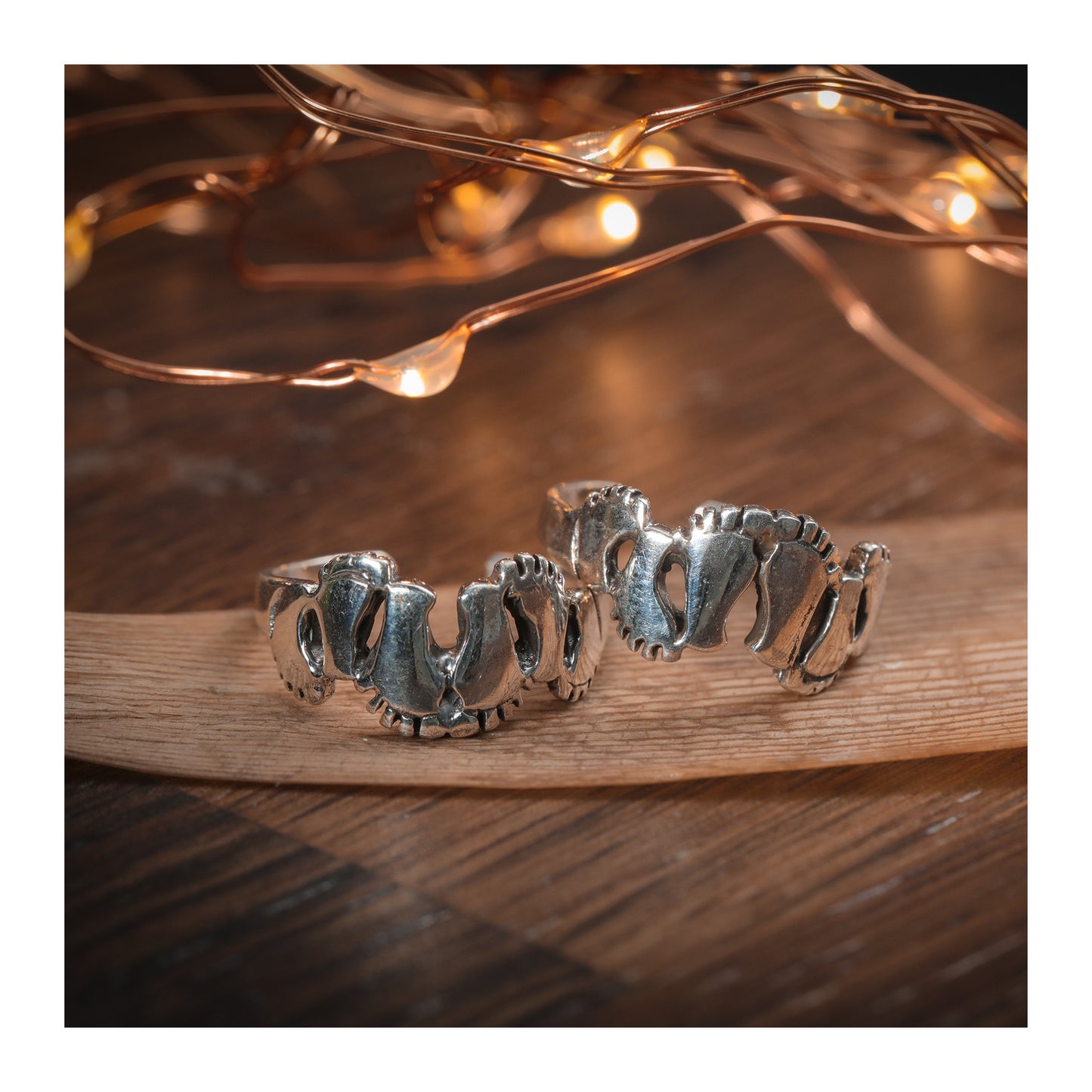 JSAJ TOE RING CHUTKI BICHIYA 925 STERLING SILVER FEET DESIGN HANDMADE BAND TOE RING FOR WOMENS COMFORTABLE