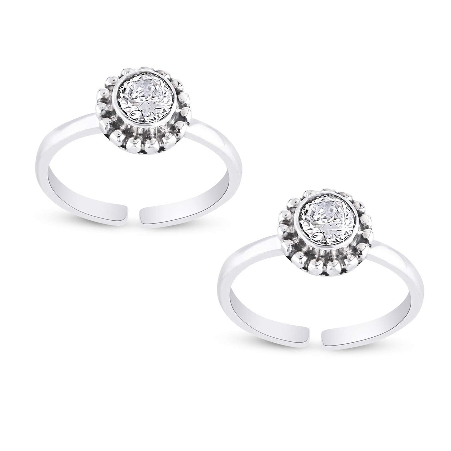 JSAJ TOE RING CHUTKI BICHIYA 925 STERLING PURITY SILVER TOE RINGS FOR WOMEN COMFORATBEL DURABEL