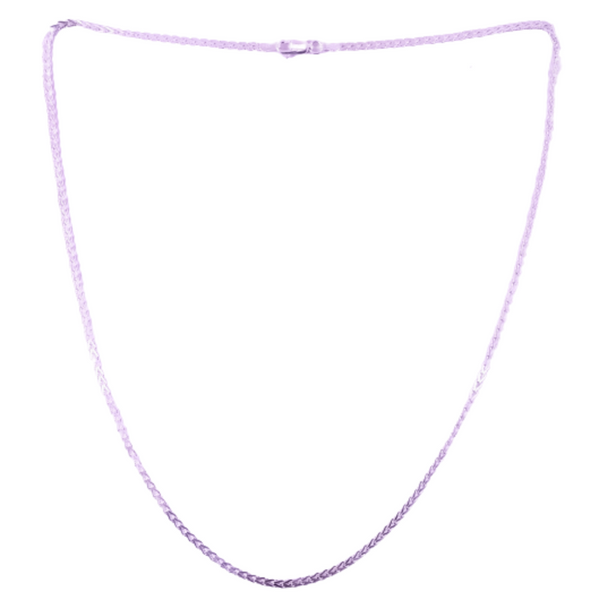 JSAJ 2MM V SHAPE CHAIN STERLING SILVER 92.5% SILVER STRONG,DURABLE,THICK CHAIN FOR MENS AND WOMEN'S IN PURE SILVER